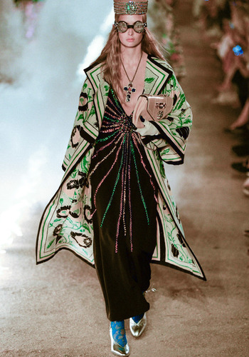 Religion, rock'n'roll and children of flowers in the Gucci Resort 2019 show