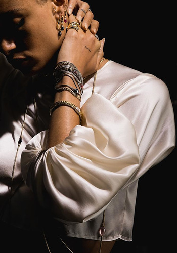 Adwoa Aboah has teamed up with brand John Hardy on a jewelry collection